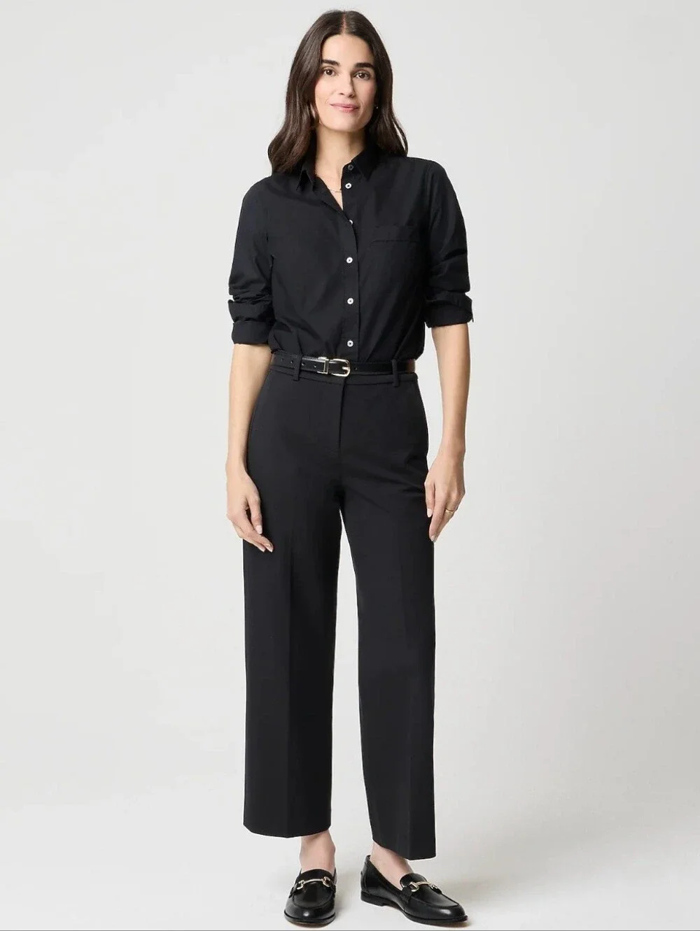 J. Crew Petite Remy wide-leg cropped pant